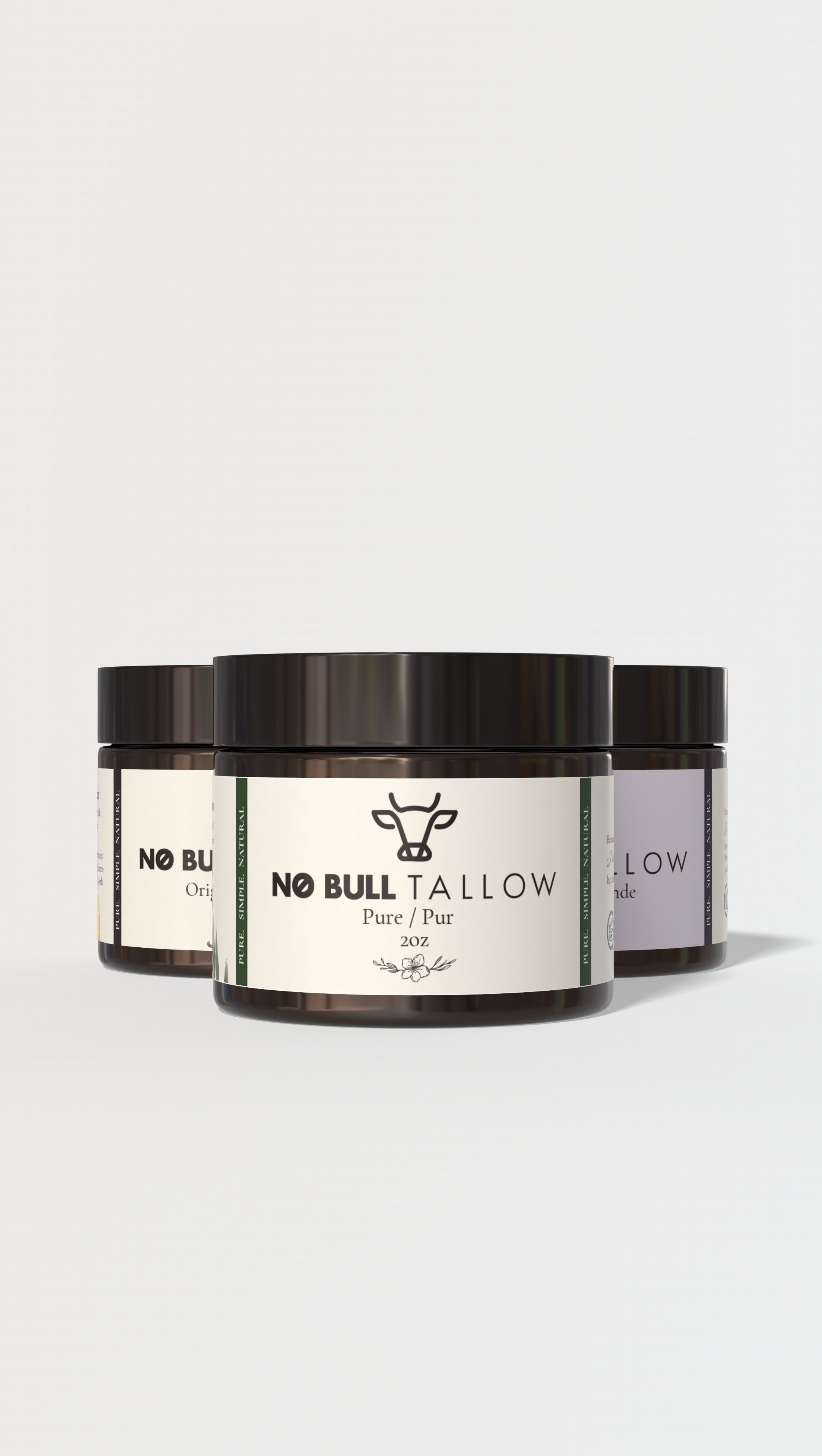 Whipped body butter trio- multiple scents of natural moisturizer in 2oz jars