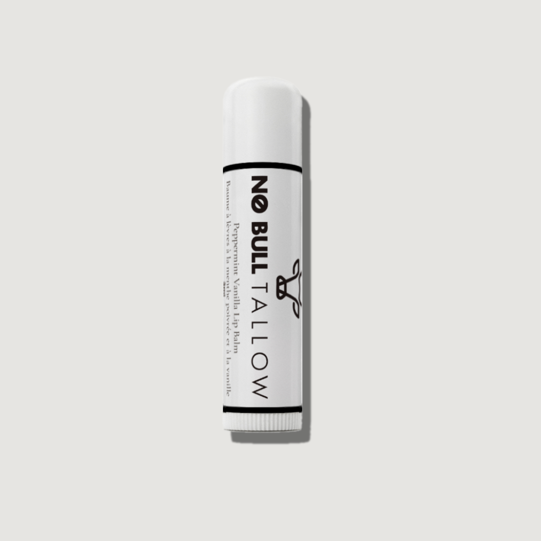 Tallow Lip Balm Peppermint No Bull Tallow