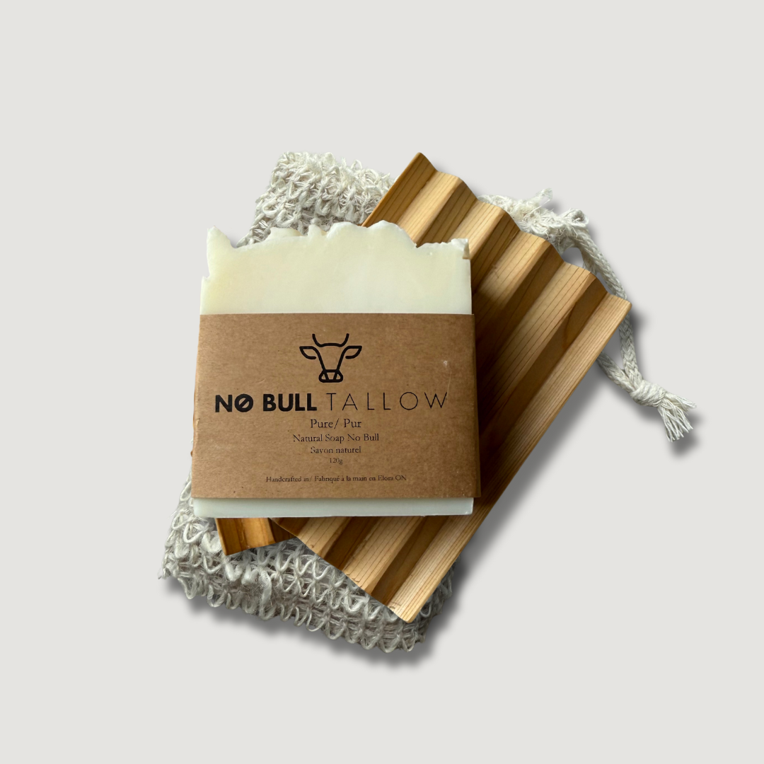 Natural tallow soap bar by No Bull Tallow