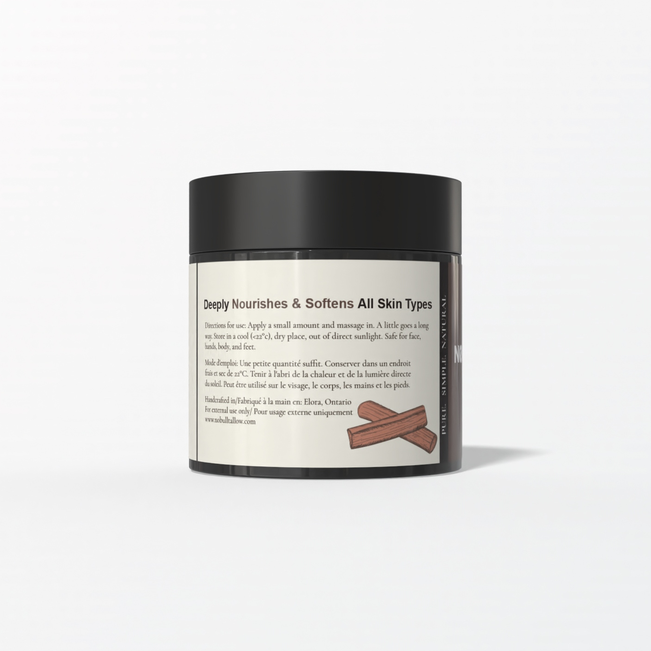 Ironhide Tallow body butter back