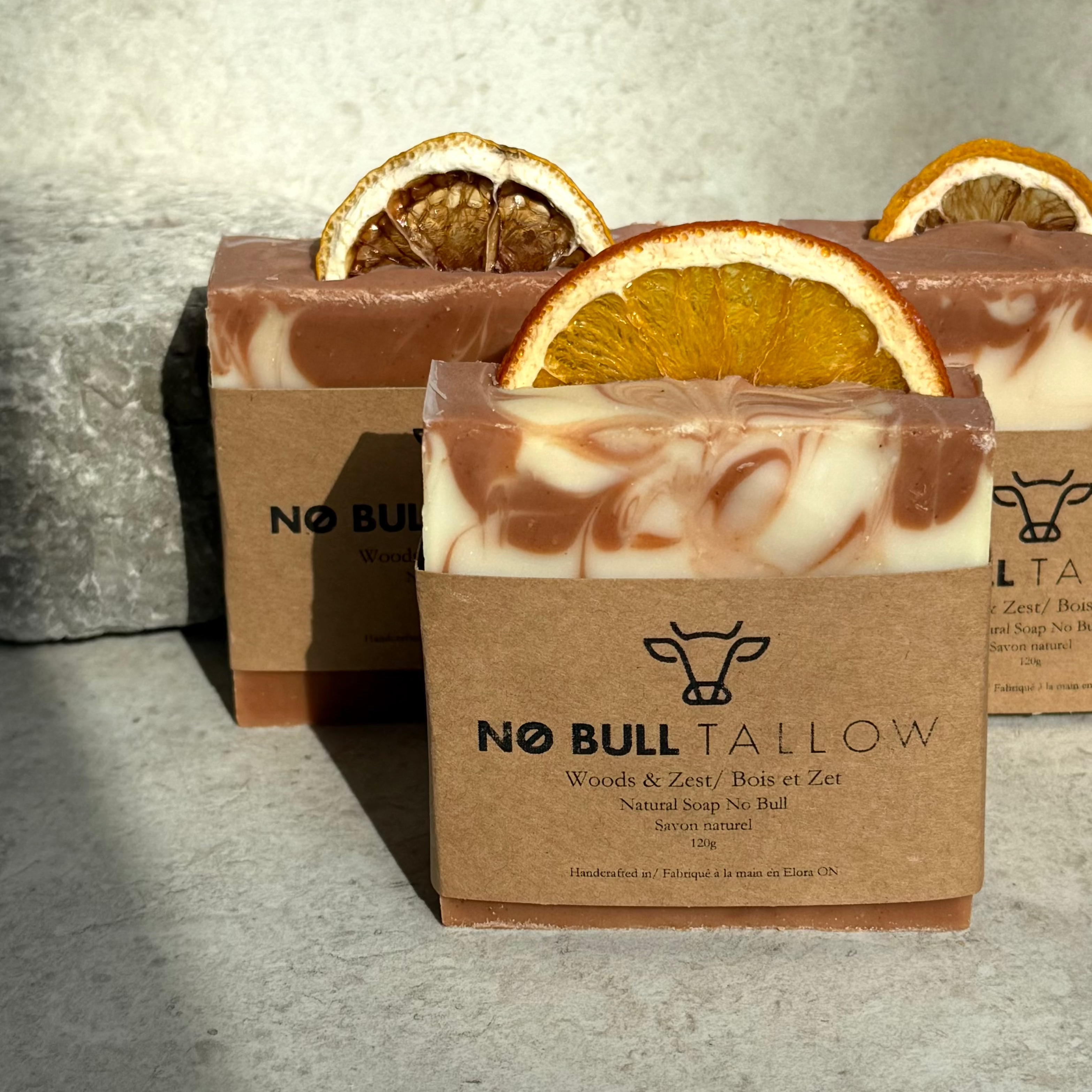 Tallow Soap Bars Woods and Zest